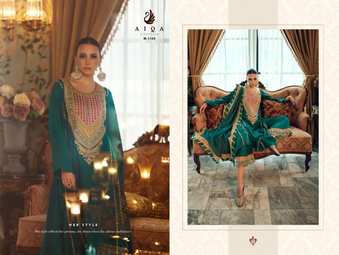 Dastak Vol 2 By Aiqa Wedding Wear Pashmina Salwar Kameez Wholesale Shop in Surat